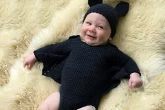 Adorable Baby Bat Set Costume Free Crochet Pattern