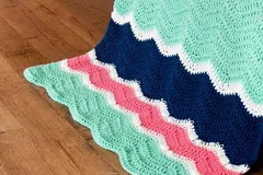 Clara Ripple Blanket Free Crochet Pattern