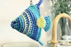 Fish keychain Free Crochet Pattern