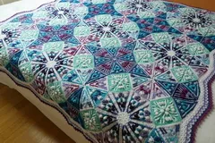 Amazing The Kaleidoscope Blanket Free Crochet Pattern