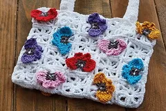 Kaleidoscope Tote Bag Free Crochet Pattern