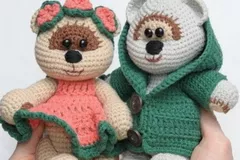 Amigurumi Honey Teddy Bears Free Crochet Pattern