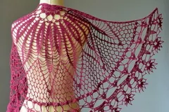 Corona Shawl Free Crochet Pattern