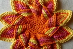 Classic 10 Point Hot Pad Free Crochet Pattern