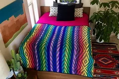 Cactus Garden Blanket Free Crochet Pattern