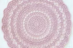 Lacy Doily Rug Free Crochet Pattern