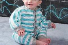 Royal Crochet Onesie Free Crochet Pattern