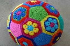 How to make an African Flower soccer ball Free Crochet Pattern