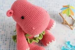 Hippo Amigurumi Crochet Free Pattern