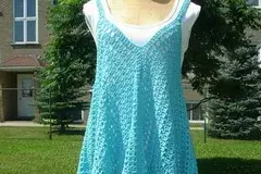 Kanata Kerchief Tank Top Free Crochet Pattern