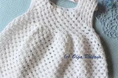 Simple Granny Stitch Baby Dress Free Crochet Pattern