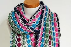 The Candy shawl Free Crochet Pattern