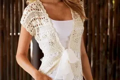 Beautiful Long Vest Free Crochet Pattern