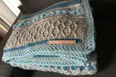 Double Trouble Blanket Free Crochet Pattern