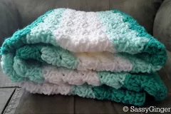 Shell Stitch Baby Blanket Free Crochet Pattern