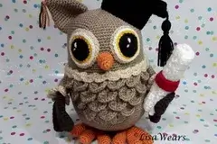 Adorable Crochet Amigurumi Graduation Owl Free Pattern