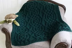 Cloverhill Cable Blanket Crochet Pattern