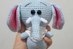 Amigurumi Elephant Free Crochet Pattern