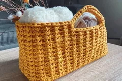 Free Crochet Pattern Jenna Stash Basket