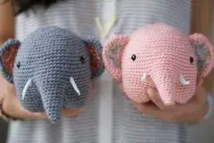 Easy Crochet Amigurumi Elephant Free Pattern