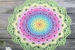 Magic Water Lily Mandala Free Crochet Pattern