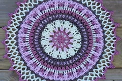 Spring Day Mandala Free Crochet Pattern