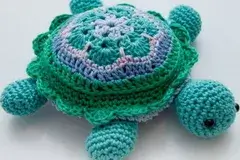 Crochet Amigurumi African Flower Turtle Free Patterns