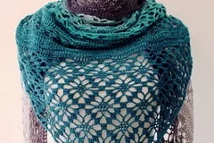 Maestrale Lace Shawl Wrap Free Crochet Pattern and Video Tutorial