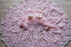 Divine Pineapple Stitch Baby Dress Free Crochet Pattern