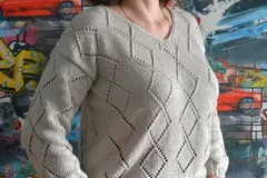 Jumper from NAKO CALICO SIMLI yarn