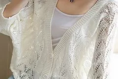 Delicate airy blouse. Pattern scheme.