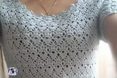 Delicate top. Another variation of the lily pattern