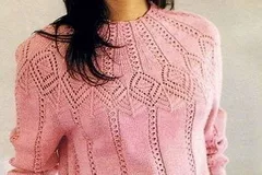 Beautiful pullover knitting