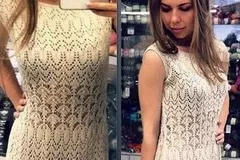 Charming light dress for summer