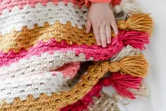 Modern Crochet Granny Stitch Blanket