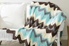 Caron Cabin In The Woods Crochet Afghan