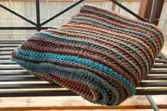 Easy All Half Double Crochet Afghan