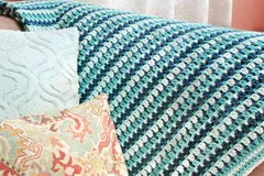 Sea Glass Crochet Afghan