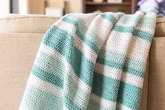 Easy All Double Crochet Afghan