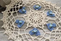 Heartblossoms Crochet Doily