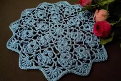 Flower Wheel Doily