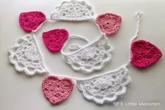 Crochet Doily Bunting