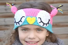 Sleepy Owl Headband