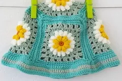 Daisy Flower Bucket Hat Free Crochet Pattern