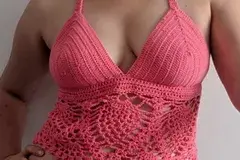 Pineapple Lace Top Free Crochet Pattern