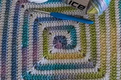 Rainbow Swirl Free Crochet Pattern