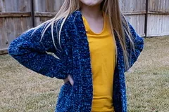 Velvet Cardi for Kids