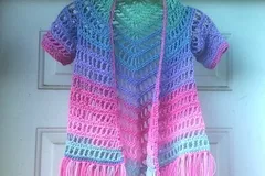 Child Shawl Cardigan Free Crochet Patterns