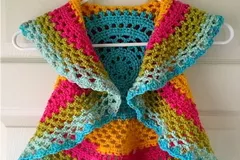 Ring Around the Rosie Vest Free Crochet Patterns