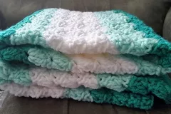 Shell Baby Blanket Free Crochet Pattern